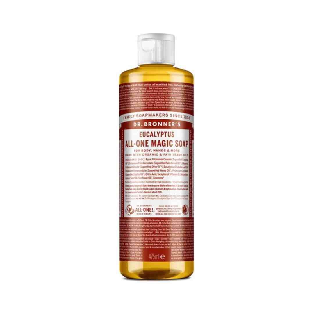 Mydło kastylijskie w płynie 18w1 Dr. Bronner's - eukaliptusowe - 475 ml