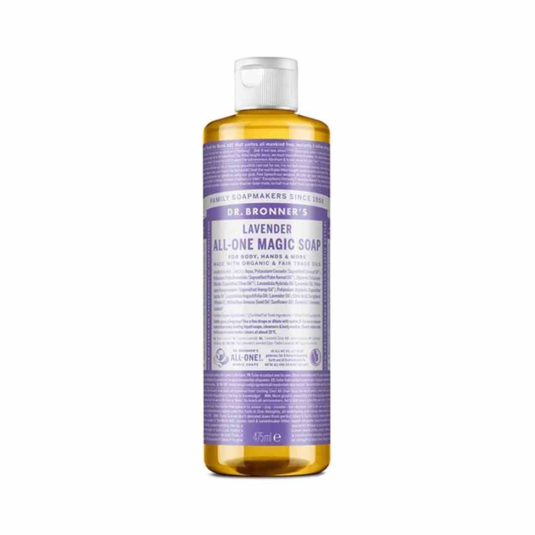 Mydło kastylijskie w płynie 18w1 Dr. Bronner's - lawendowe - 475 ml