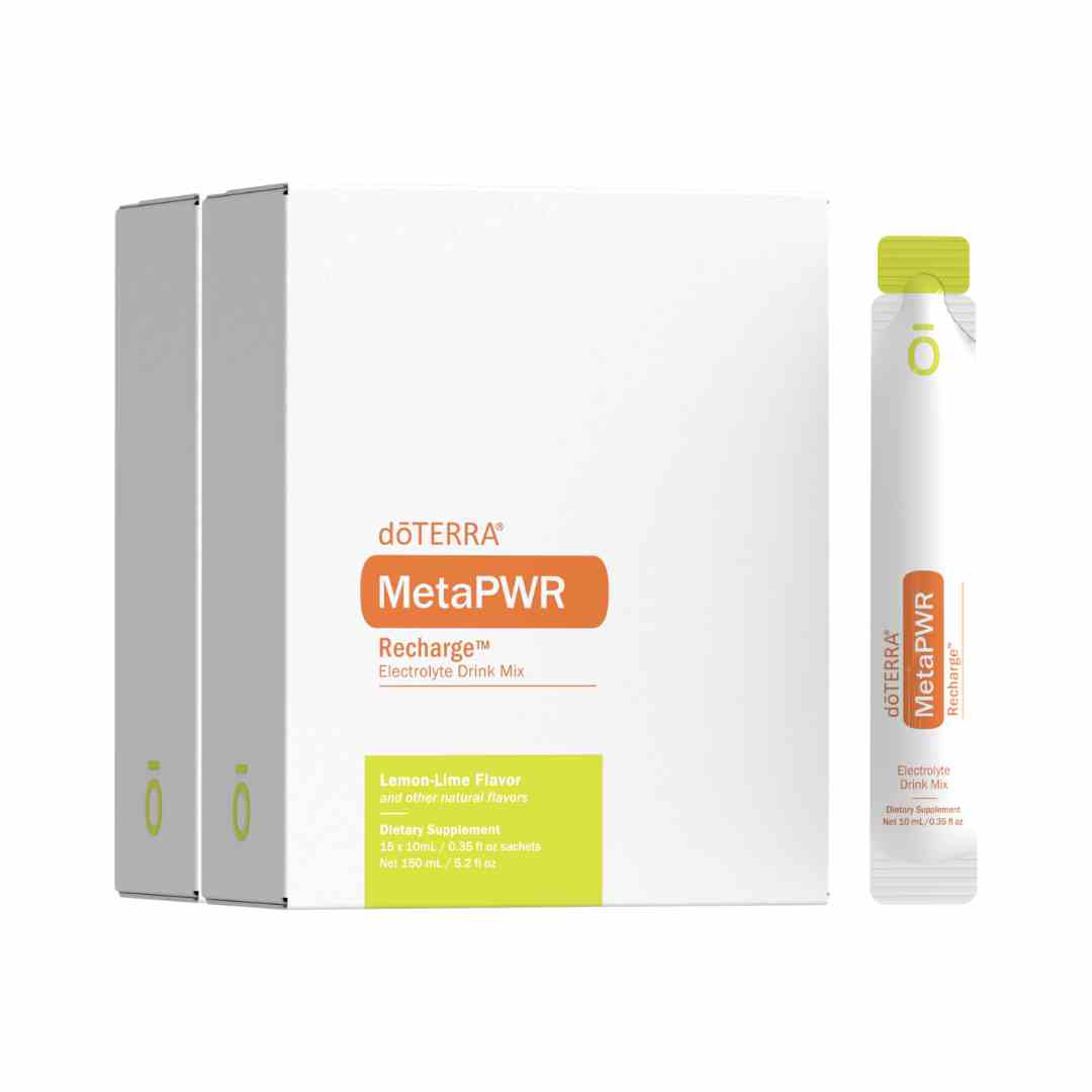 doTERRA MetaPWR® Recharge - elektrolity, wyciągi roślinne i minerały - nawodnienie na poziomie komórkowym - 30 saszetek