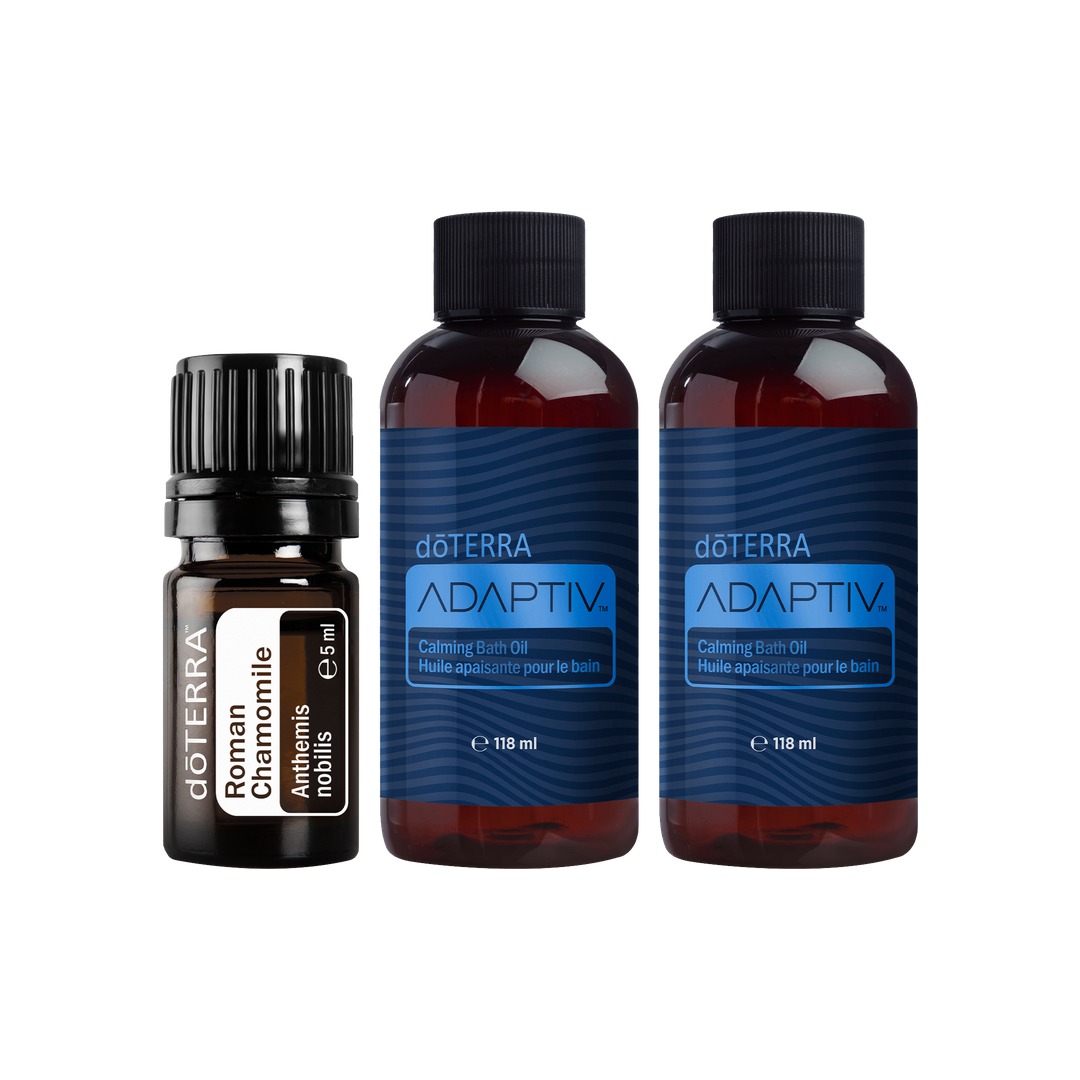 PROMOCJA: Rumianek rzymski 5 ml + 2 × olejek do kąpieli Adaptiv GRATIS – doTERRA