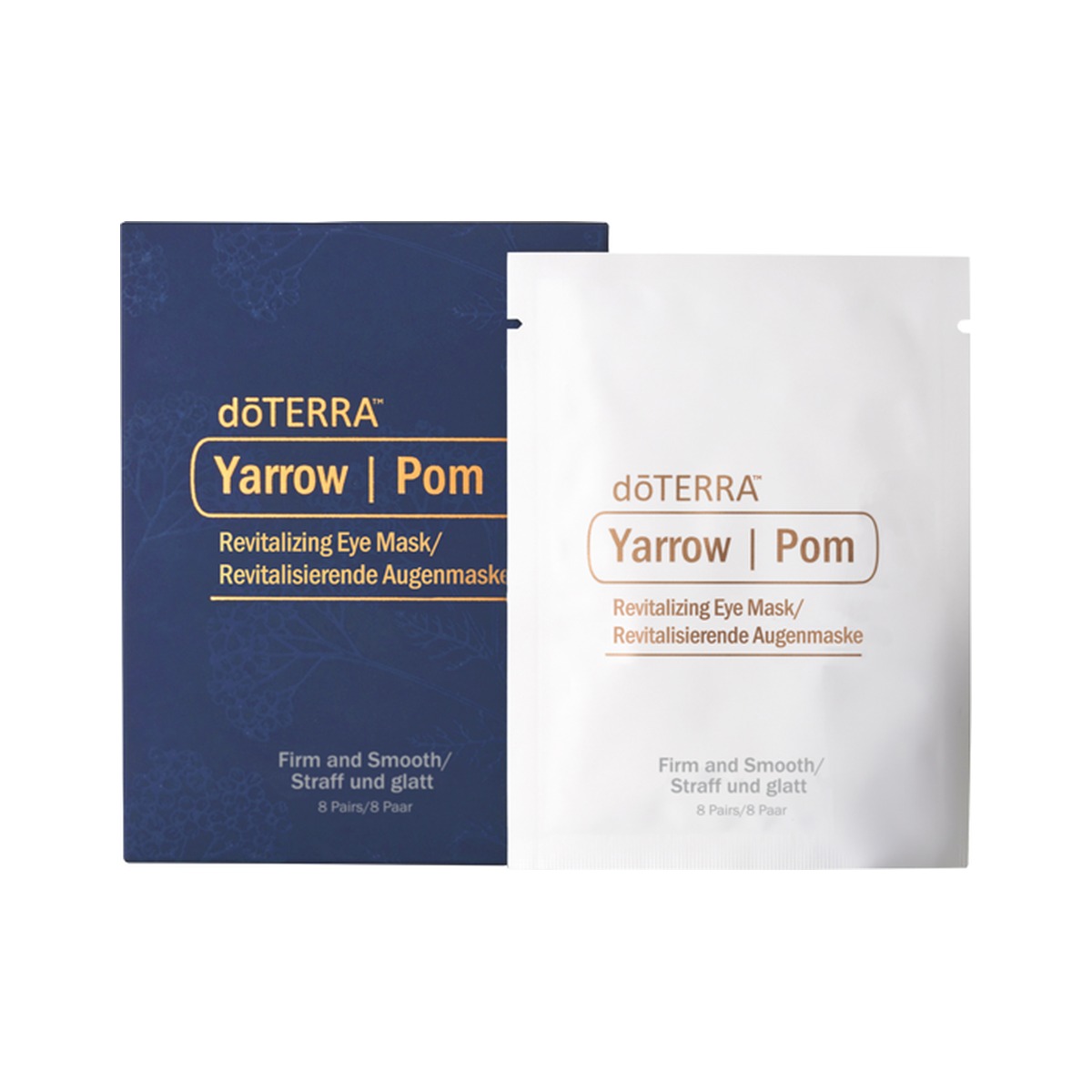 Rewitalizująca maska pod oczy Yarrow|Pom doTERRA – nawilżające płatki pod oczy